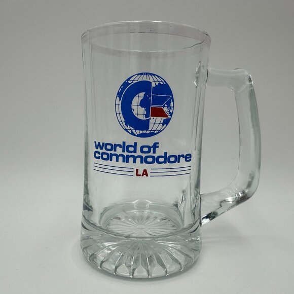2 Vintage 1989 World Of Commodore Expo Los Angeles 12 oz Beer Mugs - Picture 3 of 12